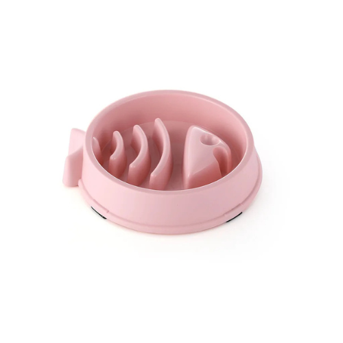 Gamelle Anti Glouton - Poisson Rose