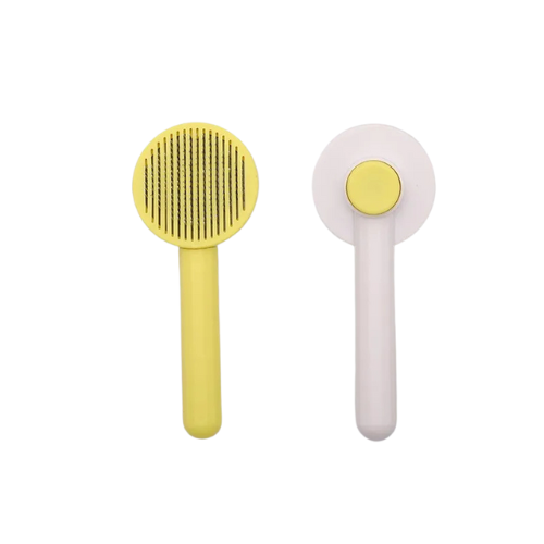 Brosse pour chien - Jaune