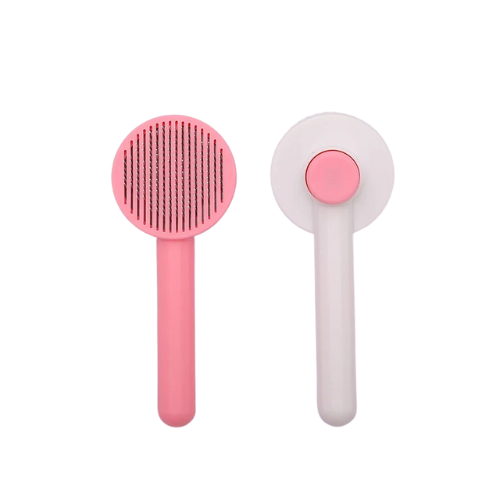 Brosse pour chien - Rose