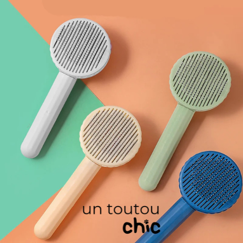 Brosse pour chien - Bleu ciel