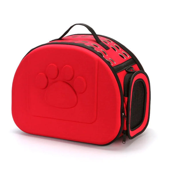 Caisse de transport pour chien - Rouge (M)