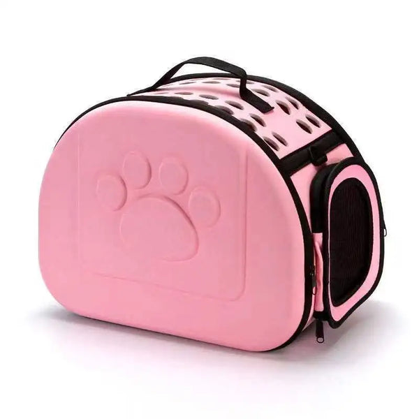 Caisse de transport pour chien - Rose (M)